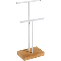 Soporte De Joyería, Expositor En Forma De T 2 Piezas, Altura 32 Cm