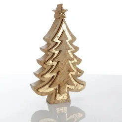 Soporte De Madera "Abeto" De 26 Cm De Altura
