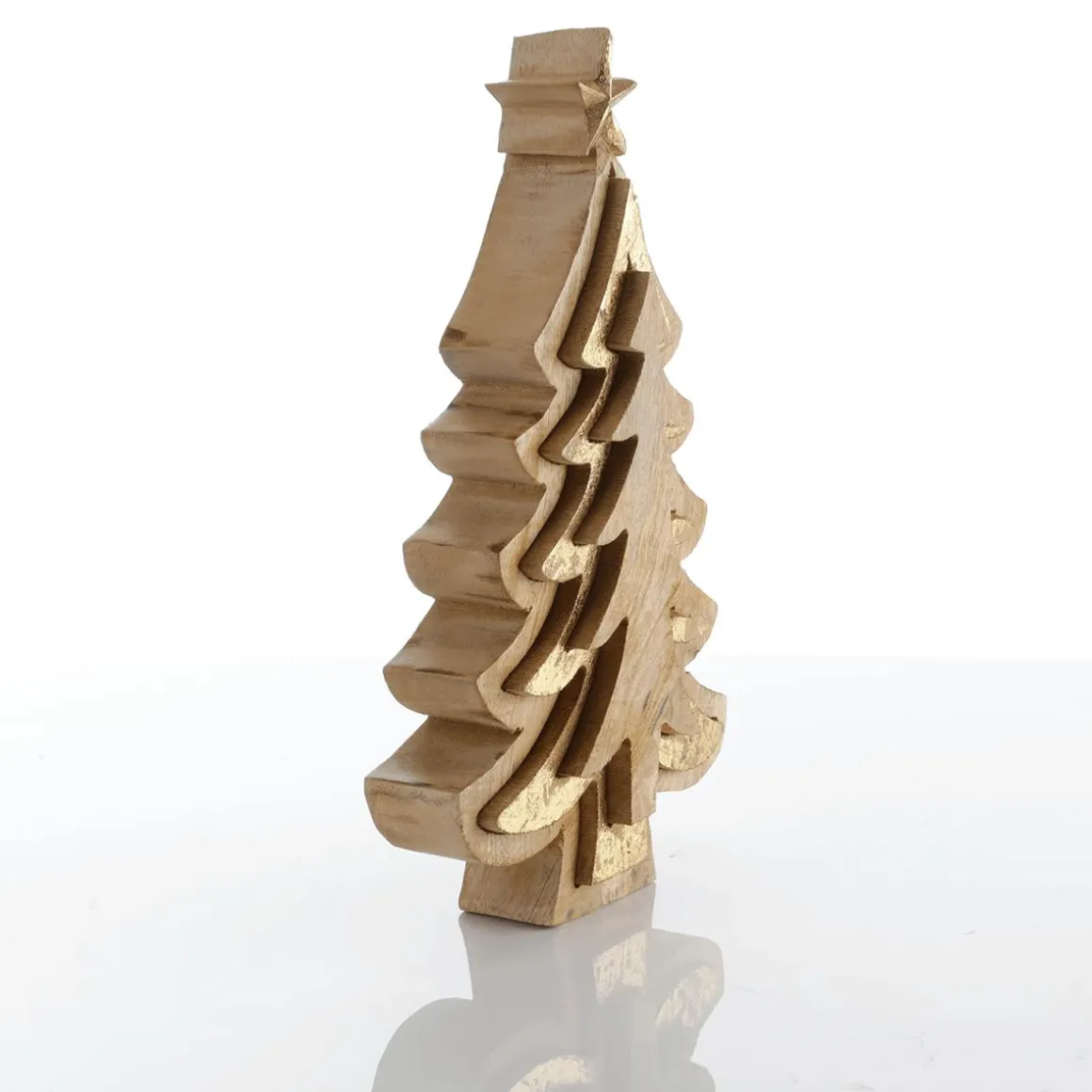 Soporte De Madera "Abeto" De 26 Cm De Altura