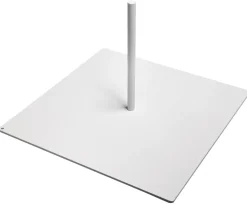 Soporte De Metal Altura 25 Cm Blanco