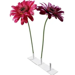 Soporte Metálico 3 Recipientes, 15 Cm De Altura, Blanco