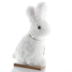 Soporte Para Conejo De Peluche Deco, Blanco, 21 Cm De Altura