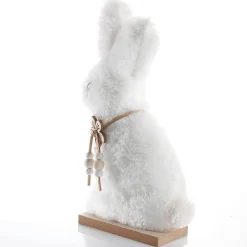 Soporte Para Conejo De Peluche Deco, Blanco, 21 Cm De Altura