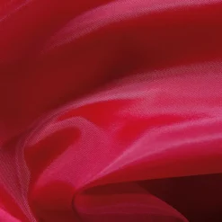 Tafetán De Seda Rojo Navideño, Anchura: 150 Cm