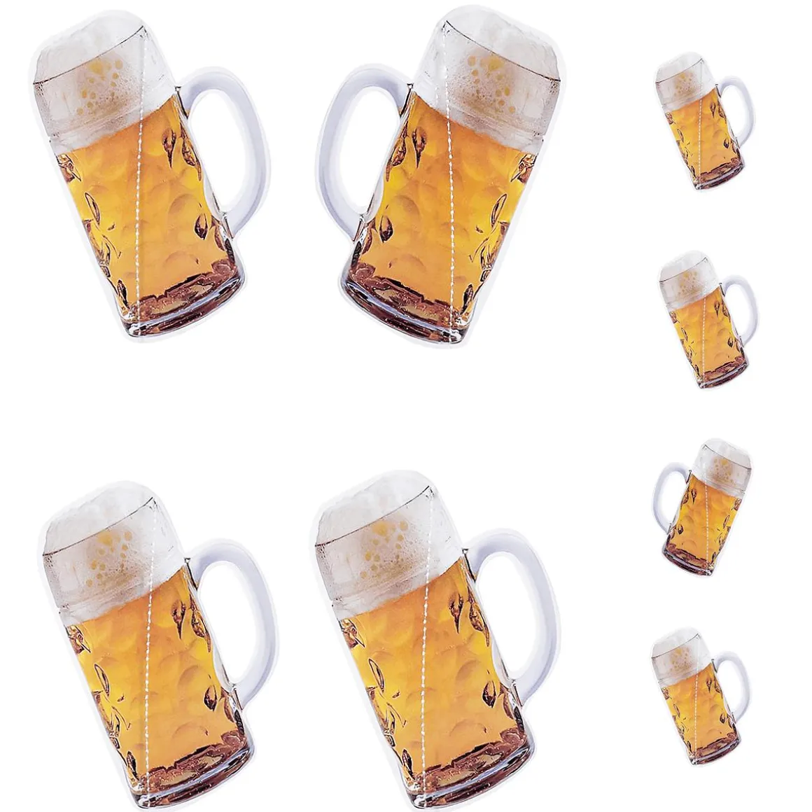 Taza De Cerveza Cadena De Exhibición 100 X 14 Cm Impresa Por Ambos Lados Decoración Oktoberfest