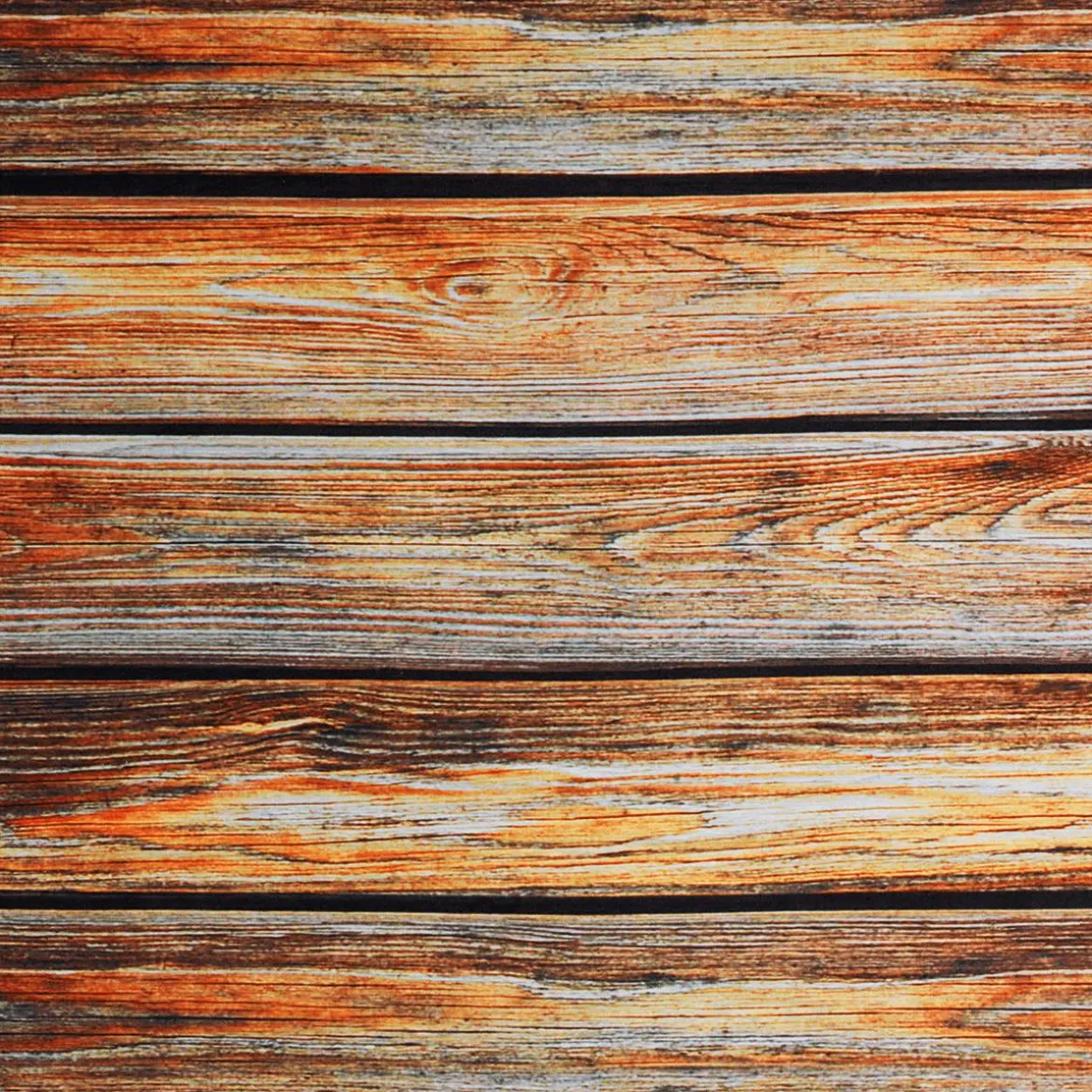 Tejido Decorativo "Listones De Madera", Anchura: 150 Cm