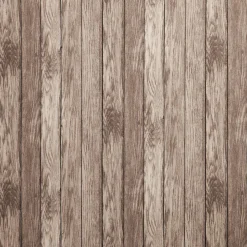 Tejido Decorativo "Muro De Listones De Madera", Anchura 140 Cm, Beige