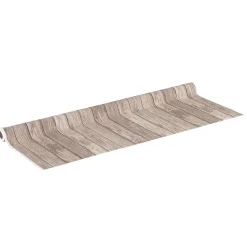 Tejido Decorativo "Muro De Listones De Madera", Anchura 140 Cm, Beige