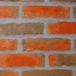 Tejido Decorativo "Pared De Ladrillos", Anchura: 150 Cm, Marrón