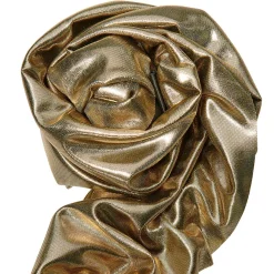 Tela Brillante Jersey De Papel De Aluminio Oro, Anchura 110 Cm