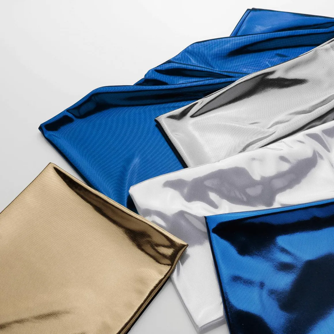 Tela Brillante Jersey De Papel De Aluminio Oro, Anchura 110 Cm