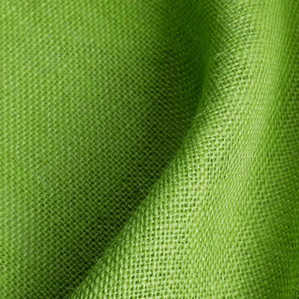Tela De Arpillera Verde Manzana, Anchura: 160 Cm