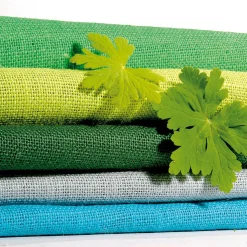 Tela De Arpillera Verde Manzana, Anchura: 160 Cm
