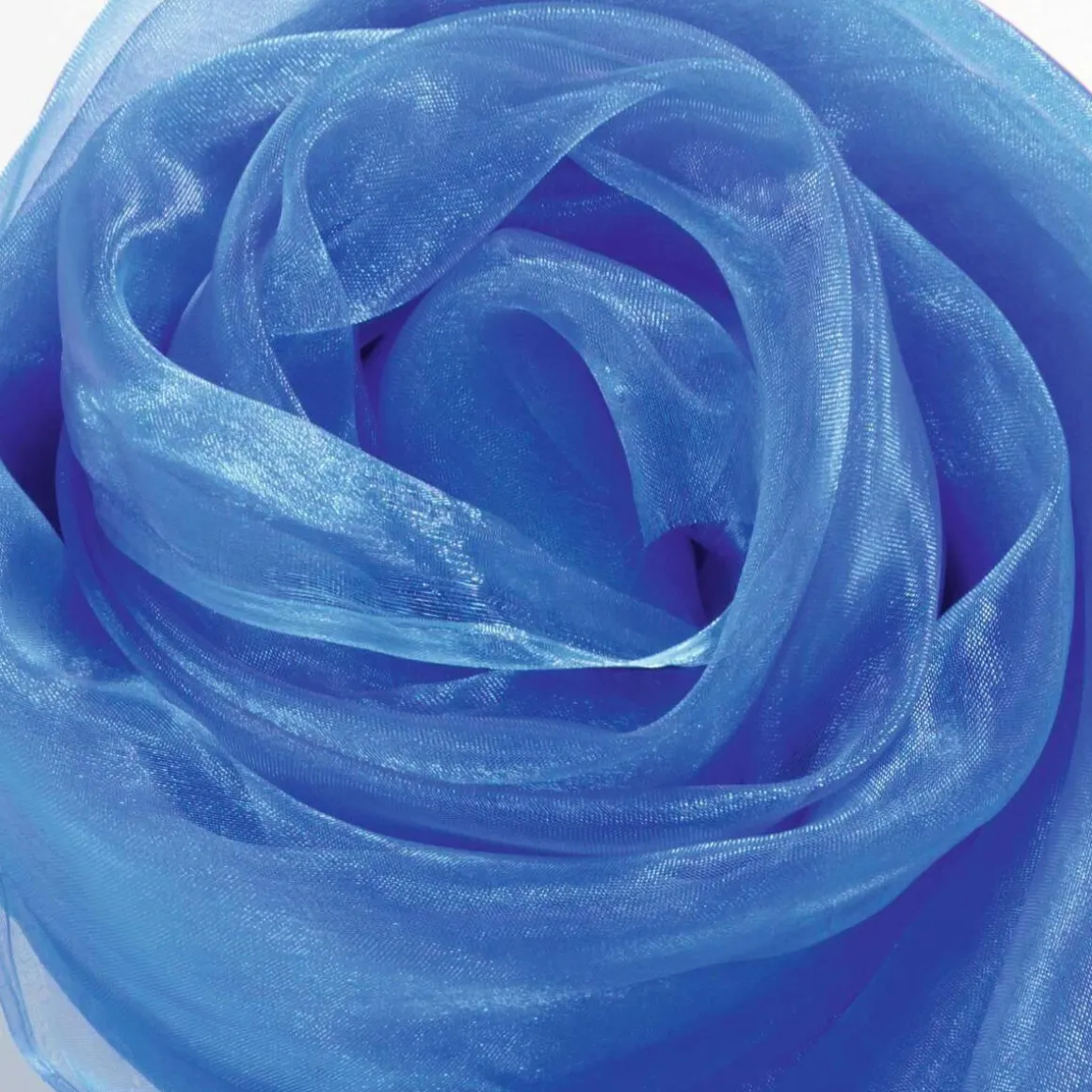 Tela De Chifón, Color Azul, 145 Cm
