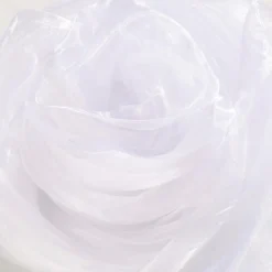 Tela De Chifón, Color Blanco, 145 Cm
