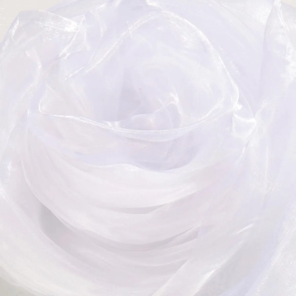 Tela De Chifón, Color Blanco, 145 Cm