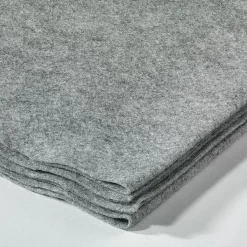Tela De Fieltro,color Gris, 1,5 Mm, 180 Cm