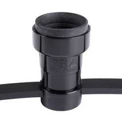 Toma De Cable Plana E27 Incl. Junta De Goma