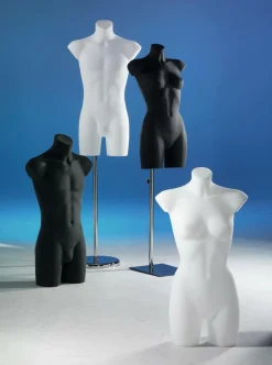 Torso De Plástico Lady 81 Cm, Blanco