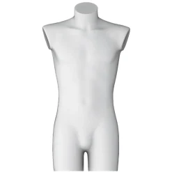 Torso De Plástico Mr 90 Cm, Blanco