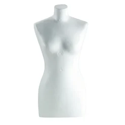 Torso Femenino De Corcho Blanco, 72 Cm