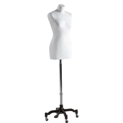 Torso Femenino De Corcho Blanco, 72 Cm