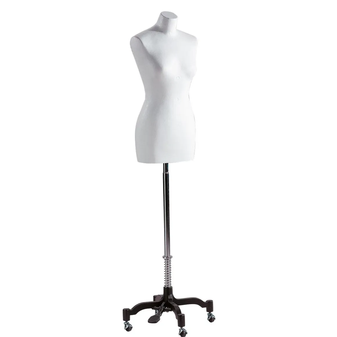 Torso Femenino De Corcho Blanco, 72 Cm