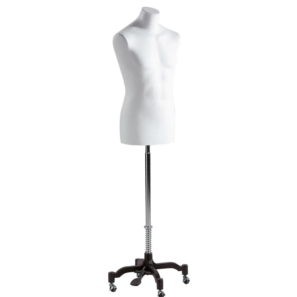 Torso Masculino De Corcho Blanco, 78 Cm