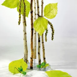 Troncos De Abedul Decorativos, 220 Cm