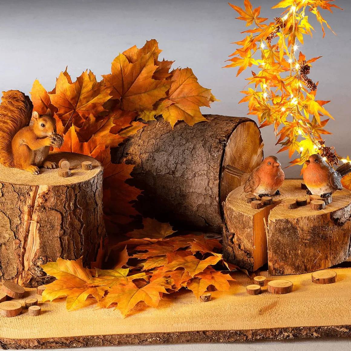 Troncos De Madera Decorativos, Conjunto De 3 Pz.