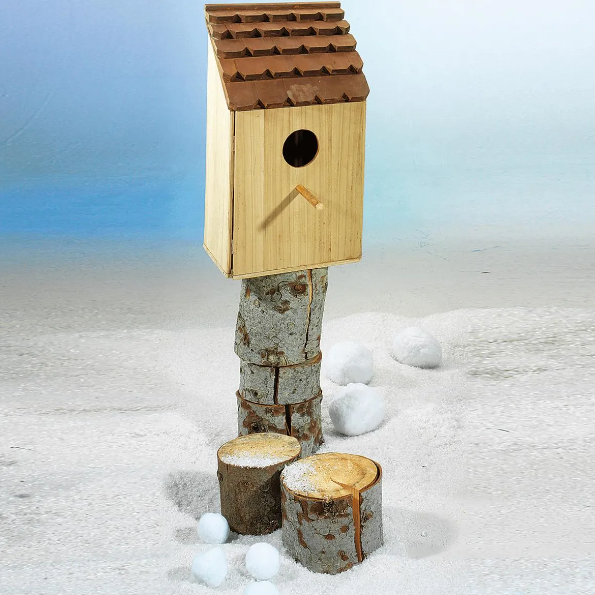 Troncos De Madera Decorativos, Conjunto De 3 Pz.
