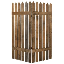 Valla De Piquetes De Madera 120x150 Cm