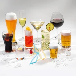 Vaso De Champán Alimento De Imitación Altura 24 Cm