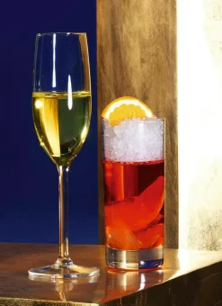 Vaso De Champán Alimento De Imitación Altura 24 Cm