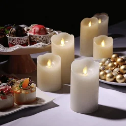 Vela De Cera LED 7,5 X 12,5 Cm