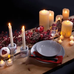 Velas De Cera LED-LED 24 Cm, Conjunto De 2 Piezas