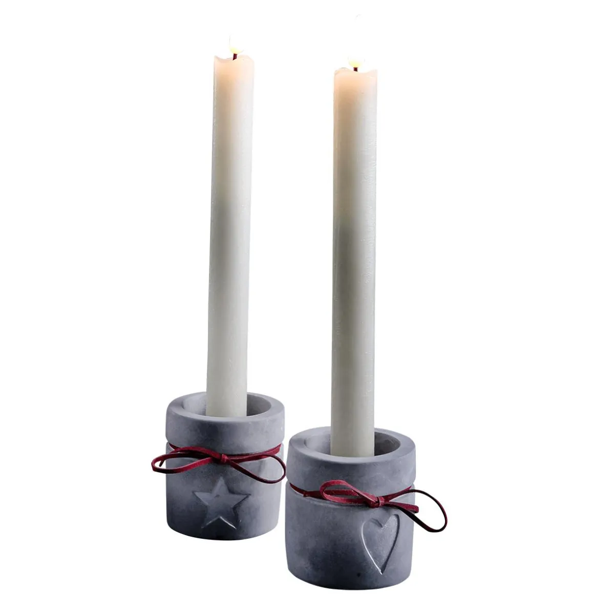 Velas De Cera LED-LED 24 Cm, Conjunto De 2 Piezas