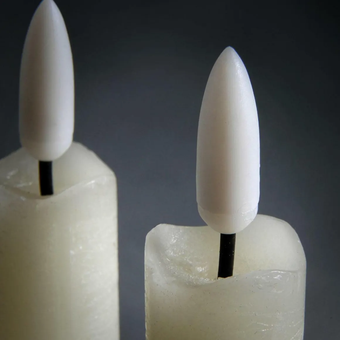 Velas De Cera LED-LED 24 Cm, Conjunto De 2 Piezas