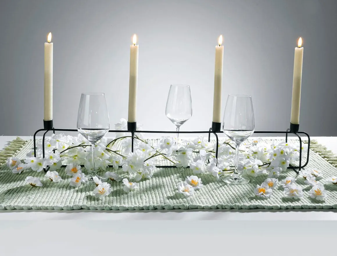 Velas De Cera LED-LED 24 Cm, Conjunto De 2 Piezas