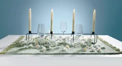 Velas De Cera LED-LED 24 Cm, Conjunto De 2 Piezas