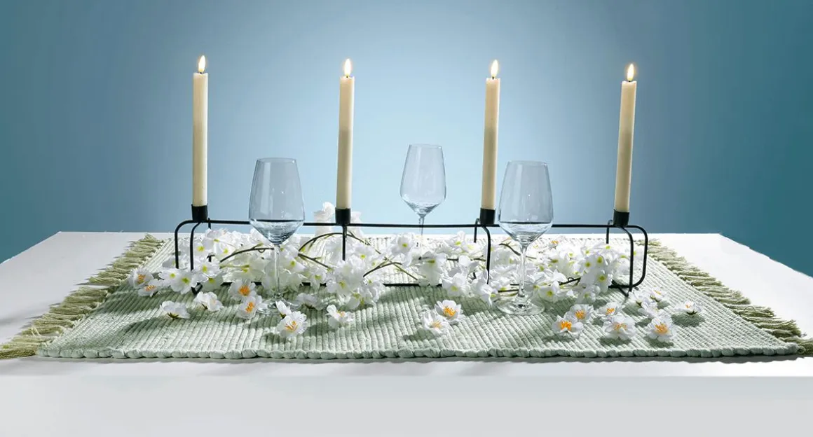 Velas De Cera LED-LED 24 Cm, Conjunto De 2 Piezas