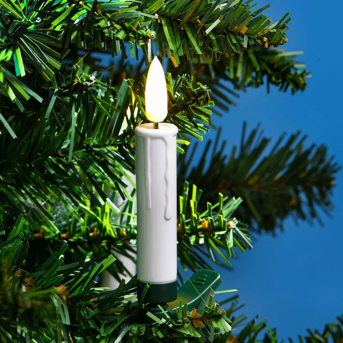 Velas Decorativas LED Crema/blanco Cálido 10 Cm