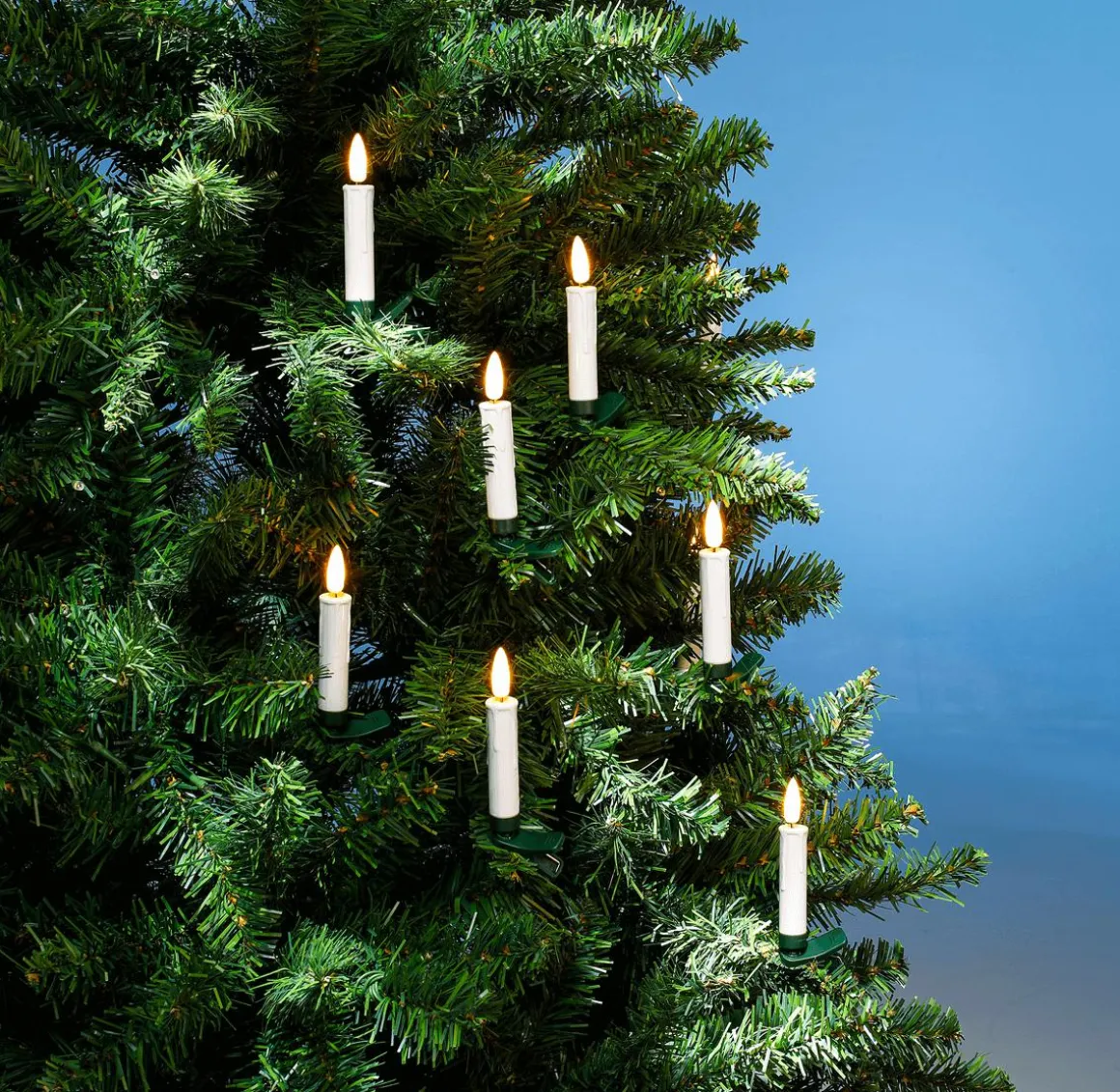 Velas Decorativas LED Crema/blanco Cálido 10 Cm