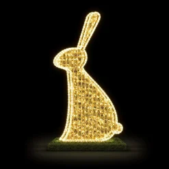 XXL LED Conejito Cálido Sentado 155 Cm