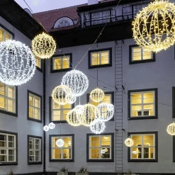 XXL LED Esfera Fría Objeto Luminoso Para Exterior 120 Cm Ø