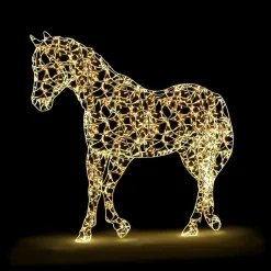 XXL Objeto Luminoso LED Caballo Para Correr Al Aire Libre